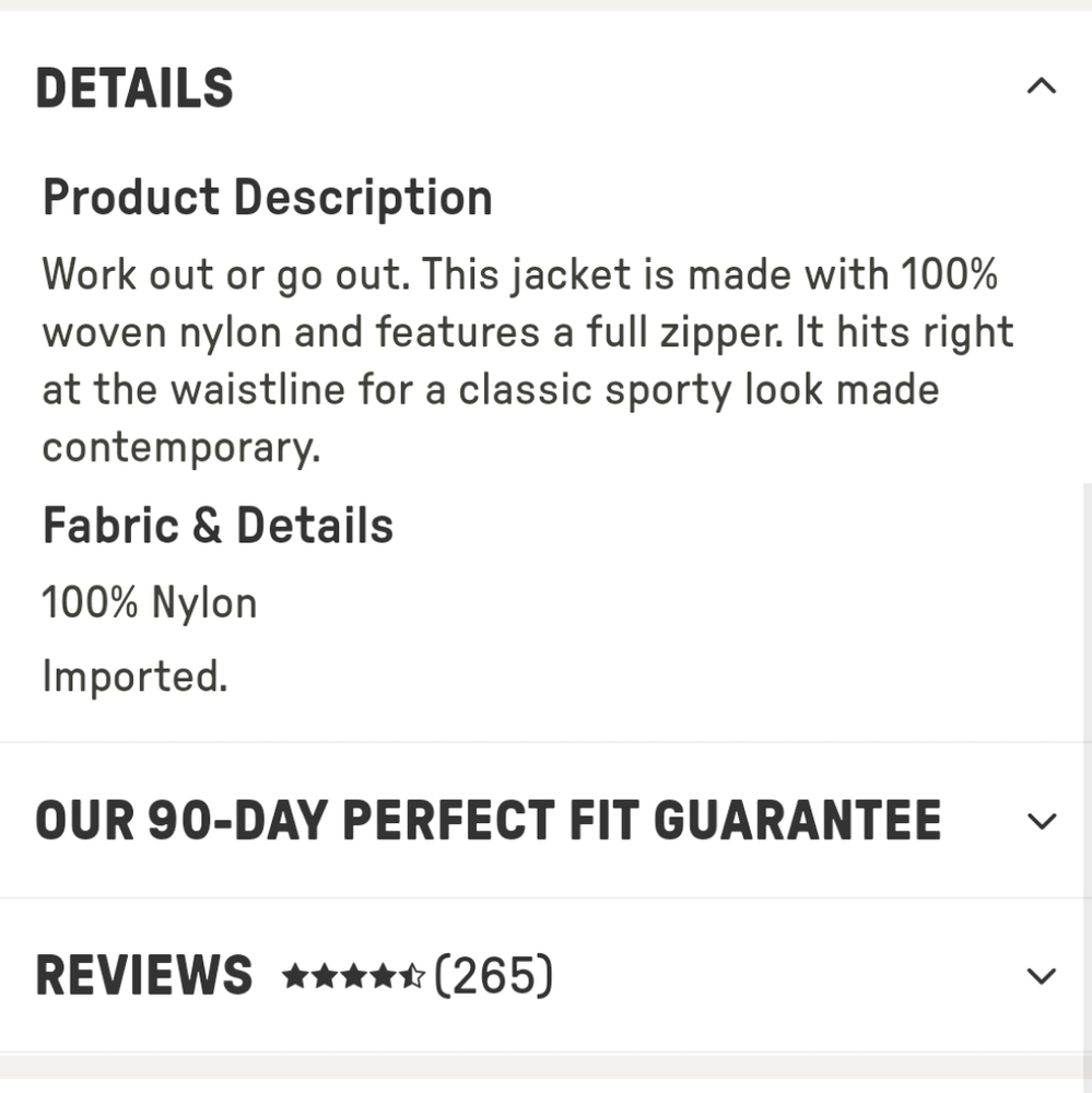FABLETICS Payton Woven Jacket NWT ✨ - Picture 5 of 5